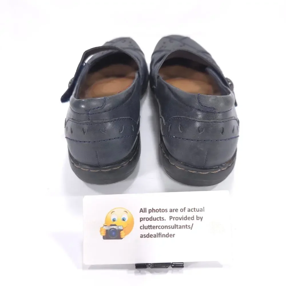 Rockport  Cobb Hill Leather Mary Jane Flat Womens Size 7 N CAG26NV Blue
